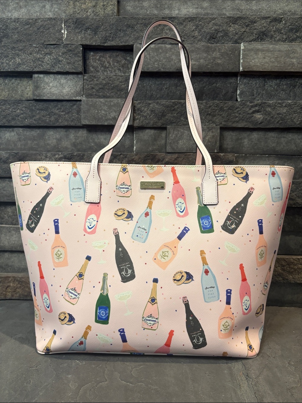 Kate Spade Shore Street Champagne and Caviar Tote